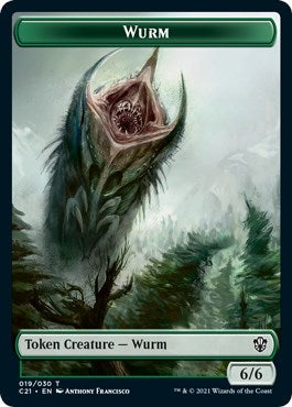 Wurm // Kraken Double-Sided Token (19 // 4) (C21)