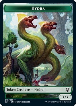 Hydra // Boar Double-Sided Token (16 // 12) (C21)