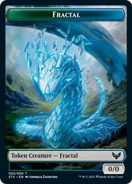 Fractal (3) // Pest (5) Double-sided Token (3 // 5) (STX)