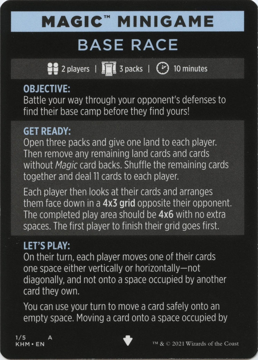 Magic Minigame: Base Race (1) (KHM)