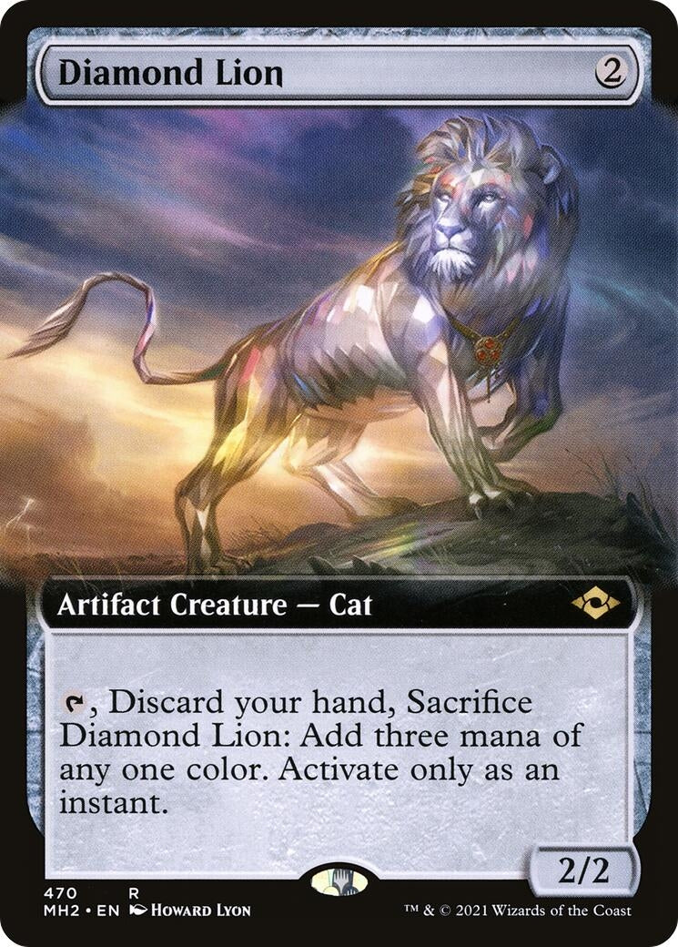 Diamond Lion (Extended Art) (470) (MH2)