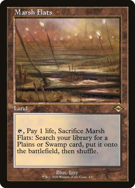Image for Marsh Flats (Retro Frame) (437) (MH2) - Magic: The Gathering
