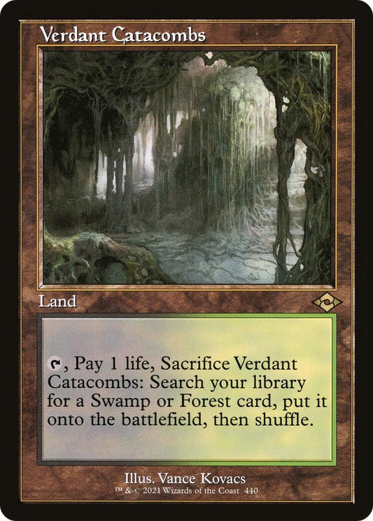 Image for Verdant Catacombs (Retro Frame) (440) (MH2) - Magic: The Gathering