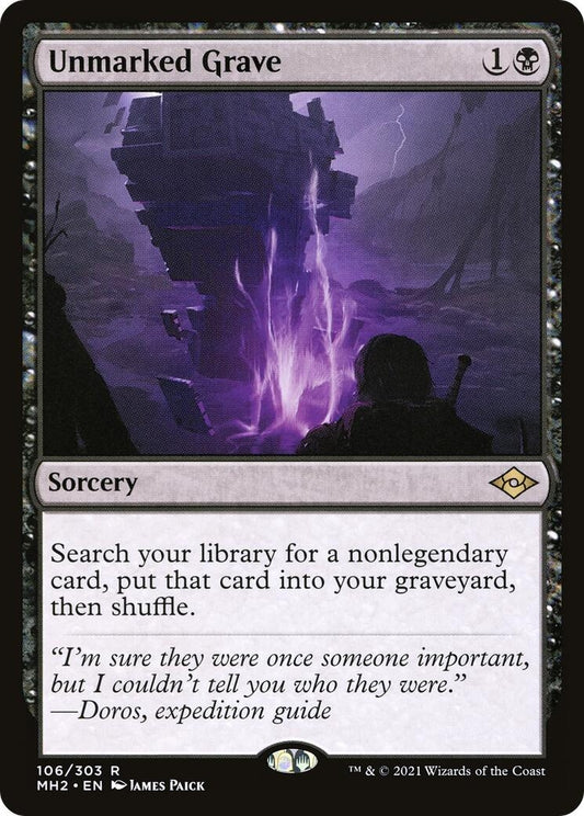 Image for Unmarked Grave (106) (MH2) - Magic: The Gathering