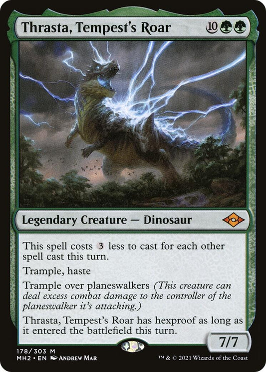 Image for Thrasta, Tempest's Roar (178) (MH2) - Magic: The Gathering