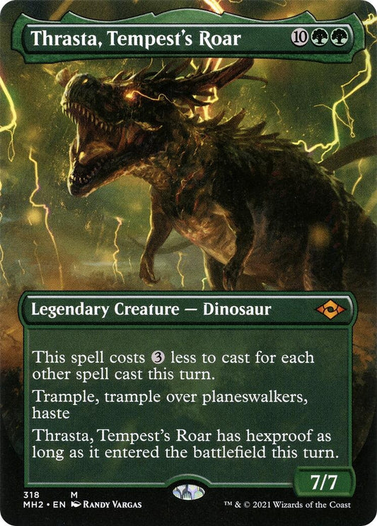 Image for Thrasta, Tempest's Roar (Borderless) (318) (MH2) - Magic: The Gathering