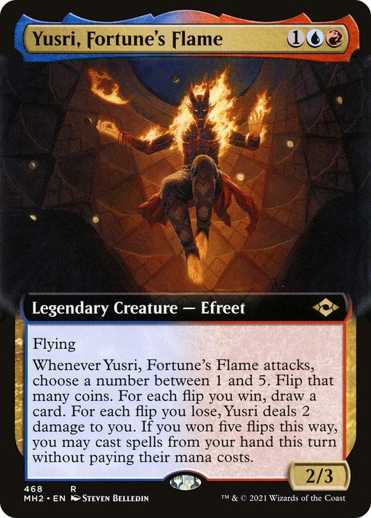 Image for Yusri, Fortune's Flame (Extended Art) (468) (MH2) - Magic: The Gathering