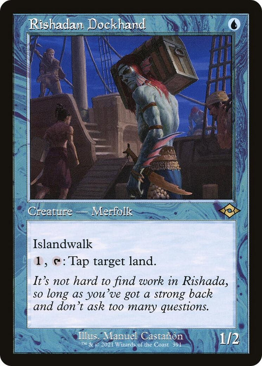 Image for Rishadan Dockhand (Retro Frame) (391) (MH2) - Magic: The Gathering