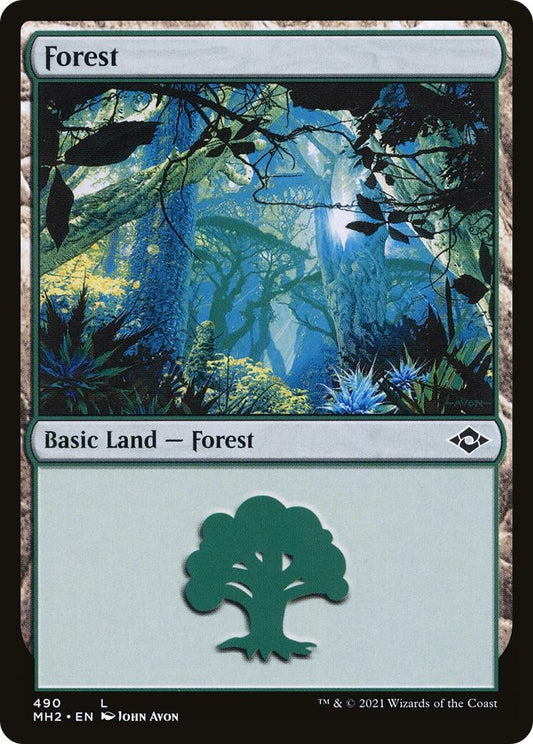 Image for Forest (490) (490) (MH2) - Magic: The Gathering