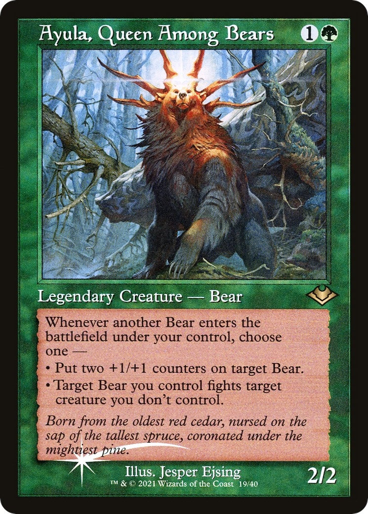 Ayula, Queen Among Bears (Retro Frame) (19) (MH1)