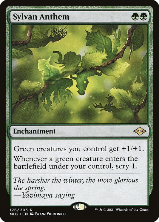 Image for Sylvan Anthem (176) (MH2) - Magic: The Gathering