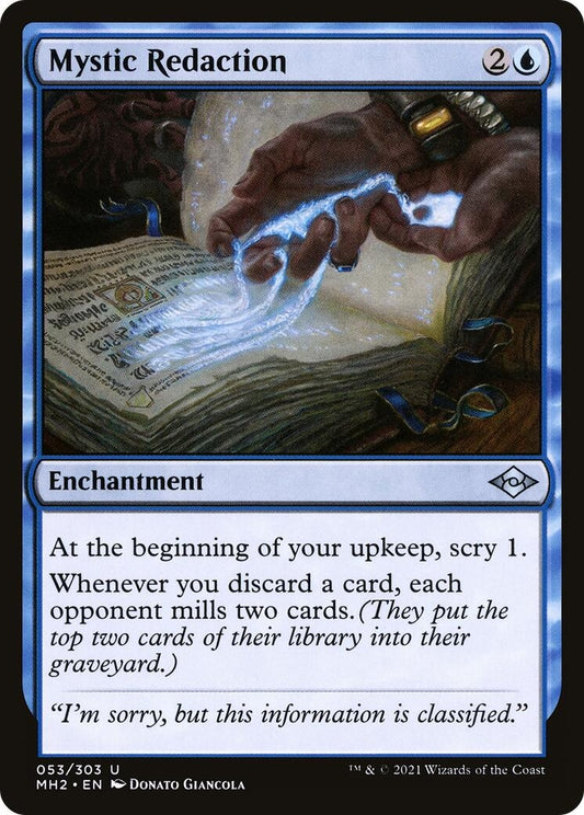 Image for Mystic Redaction (53) (MH2) - Magic: The Gathering