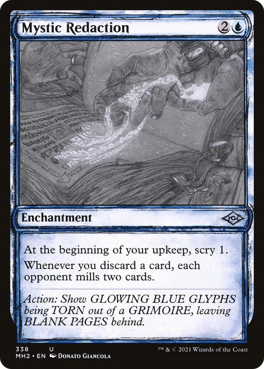 Image for Mystic Redaction (Showcase) (338) (MH2) - Magic: The Gathering