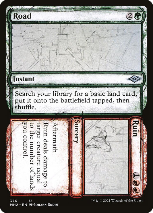 Image for Road // Ruin (Showcase) (376) (MH2) - Magic: The Gathering