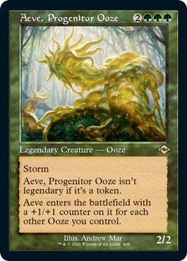 Image for Aeve, Progenitor Ooze (Retro Frame) (Foil Etched) (409) (MH2) - Magic: The Gathering