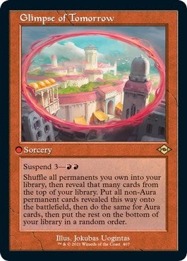Image for Glimpse of Tomorrow (Retro Frame) (Foil Etched) (407) (MH2) - Magic: The Gathering