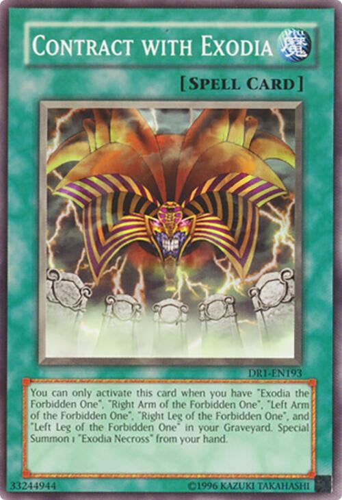 Contract with Exodia (DR1-EN193) (DR1)