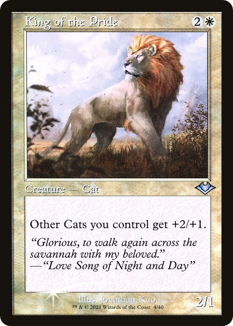 King of the Pride (Retro Frame) (4) (MH1)
