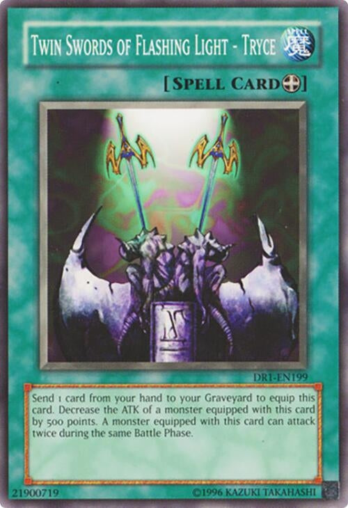 Twin Swords of Flashing Light - Tryce (DR1-EN199) (DR1)