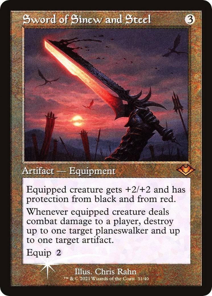 Sword of Sinew and Steel (Retro Frame) (31) (MH1)
