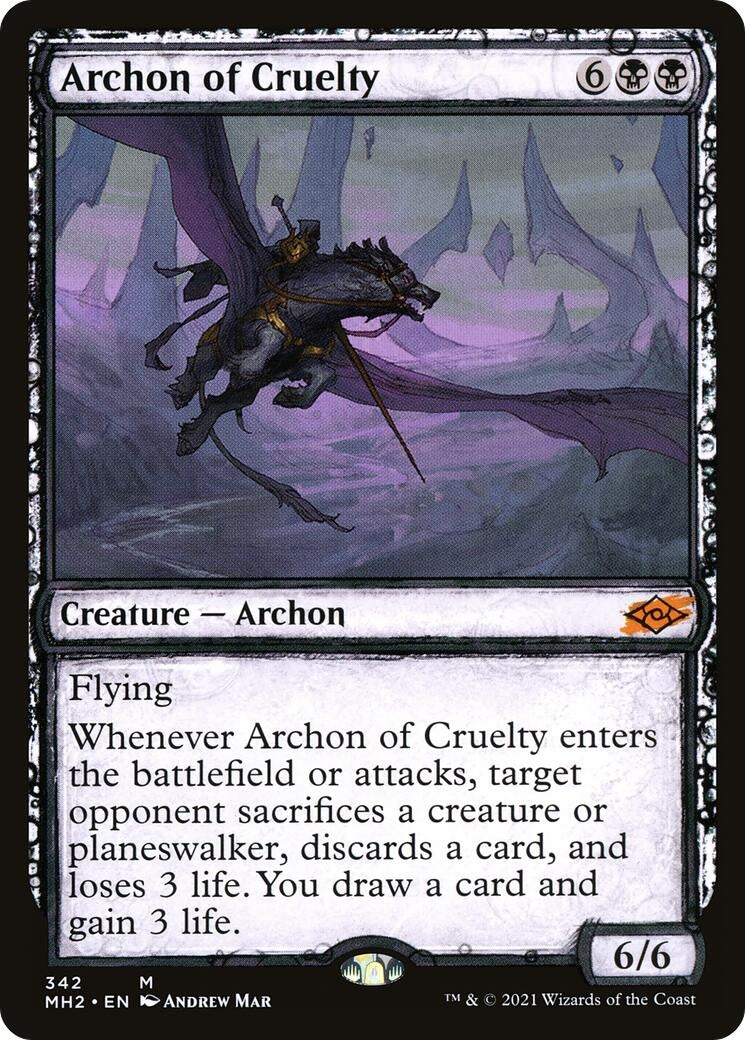 Archon of Cruelty (Showcase) (342) (MH2)