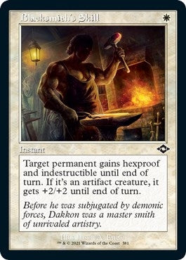 Blacksmith's Skill (Retro Frame) (Foil Etched) (381) (MH2)