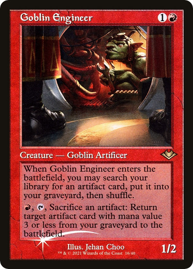 Goblin Engineer (Retro Frame) (16) (MH1)