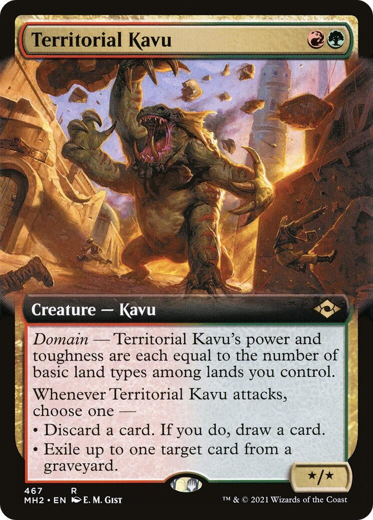 Territorial Kavu (Extended Art) (467) (MH2)