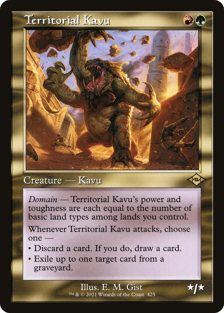 Territorial Kavu (Retro Frame) (425) (MH2)