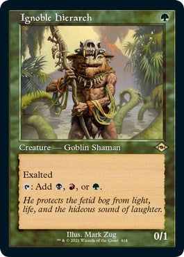 Ignoble Hierarch (Retro Frame) (Foil Etched) (414) (MH2)