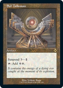 Sol Talisman (Retro Frame) (Foil Etched) (432) (MH2)