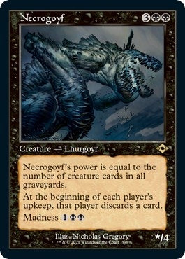 Necrogoyf (Retro Frame) (Foil Etched) (398) (MH2)