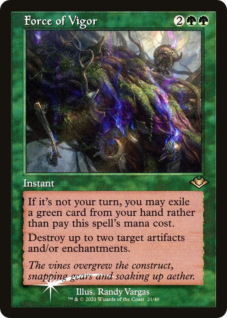 Force of Vigor (Retro Frame) (21) (MH1)