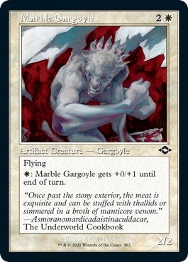 Marble Gargoyle (Retro Frame) (Foil Etched) (382) (MH2)