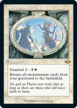 Resurgent Belief (Retro Frame) (Foil Etched) (385) (MH2)