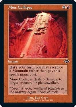Mine Collapse (Retro Frame) (Foil Etched) (408) (MH2)