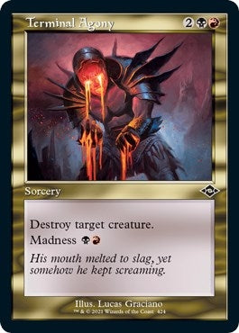 Terminal Agony (Retro Frame) (Foil Etched) (424) (MH2)