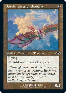 Ornithopter of Paradise (Retro Frame) (Foil Etched) (430) (MH2)