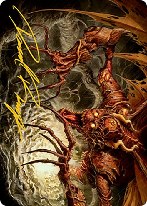 Archfiend of Sorrows Art Card (Gold-Stamped Signature) (26) (ASMH2)