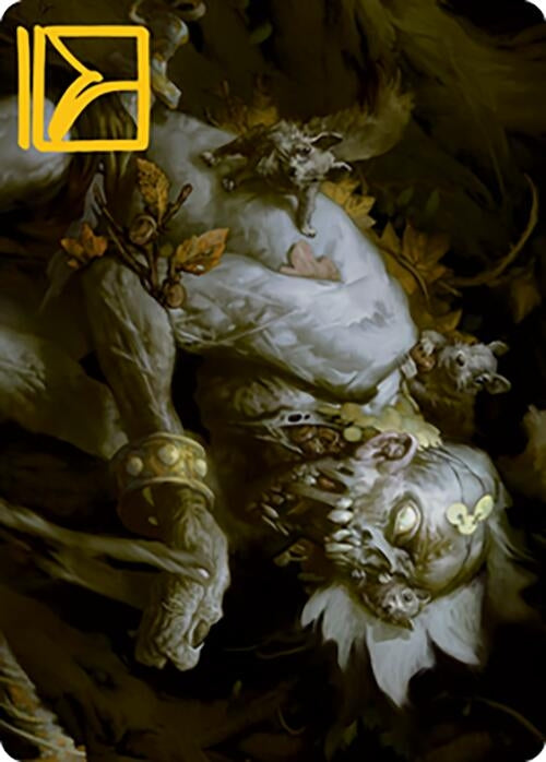 Nested Shambler Art Card (Gold-Stamped Signature) (32) (ASMH2)