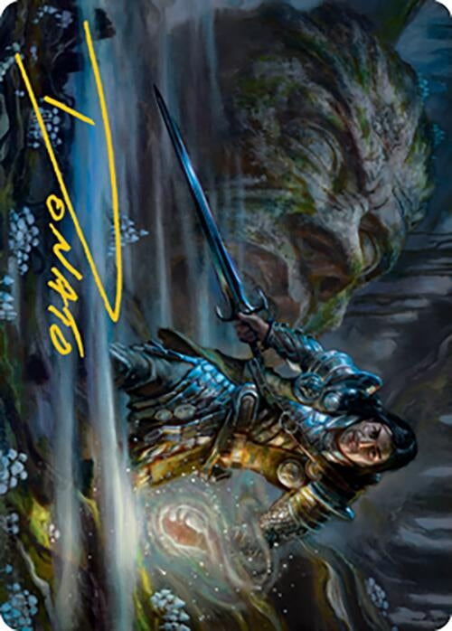 Carth the Lion Art Card (Gold-Stamped Signature) (47) (ASMH2)