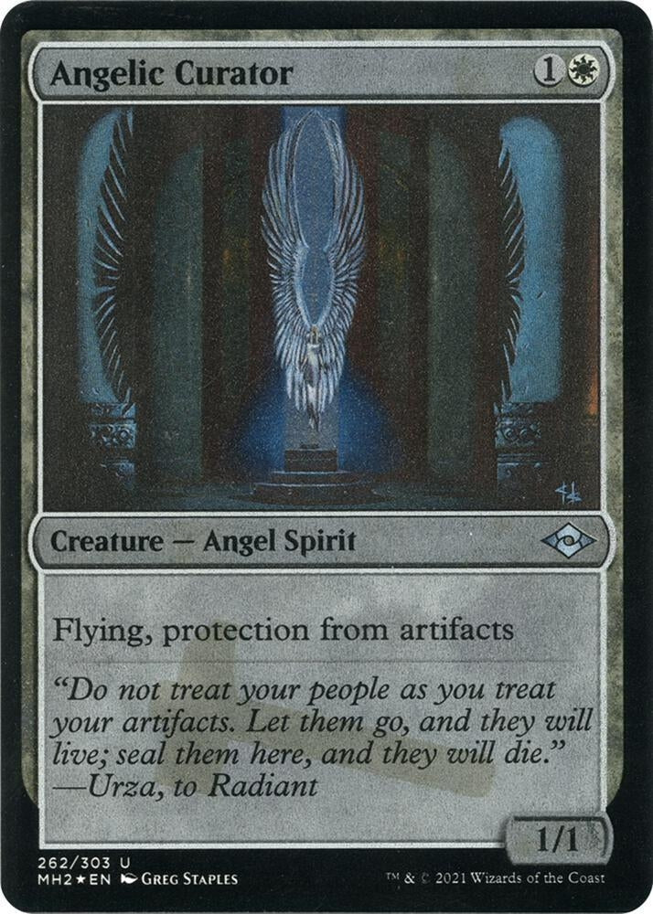 Image for Angelic Curator (Foil Etched) (262) (MH2) - Magic: The Gathering