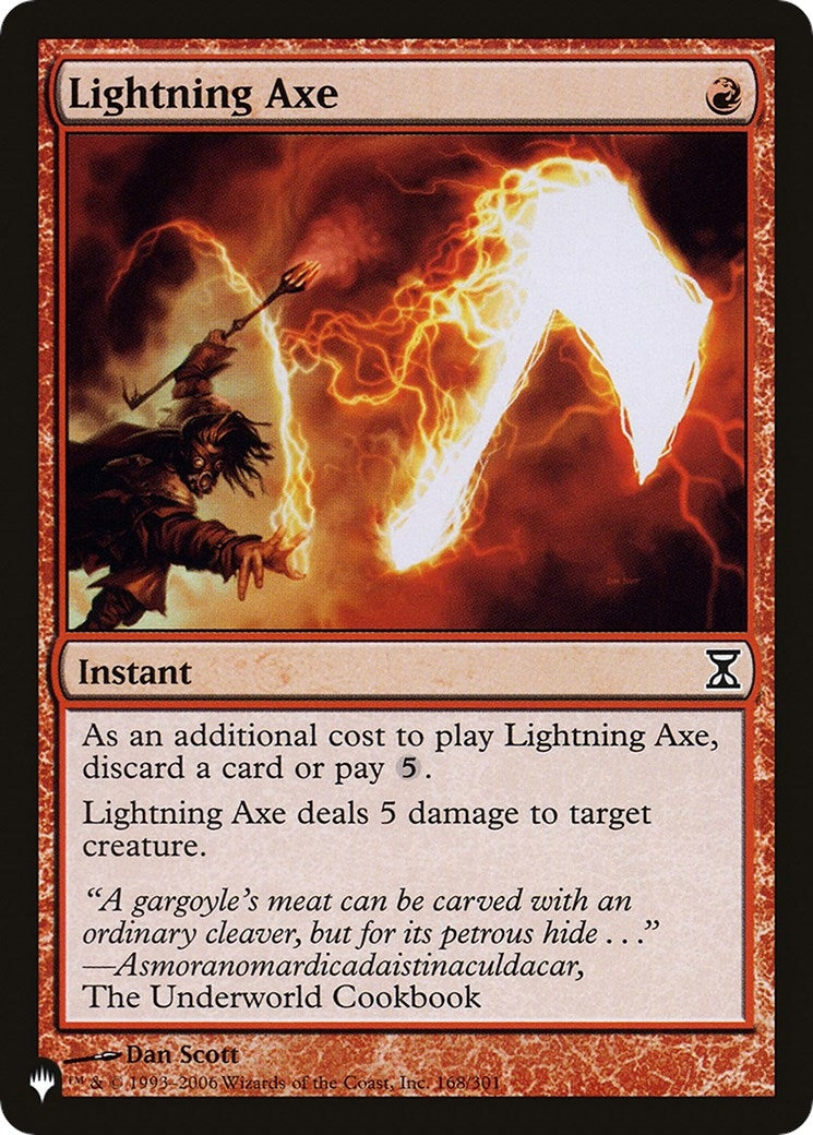 Lightning Axe (168/301) (LIST)