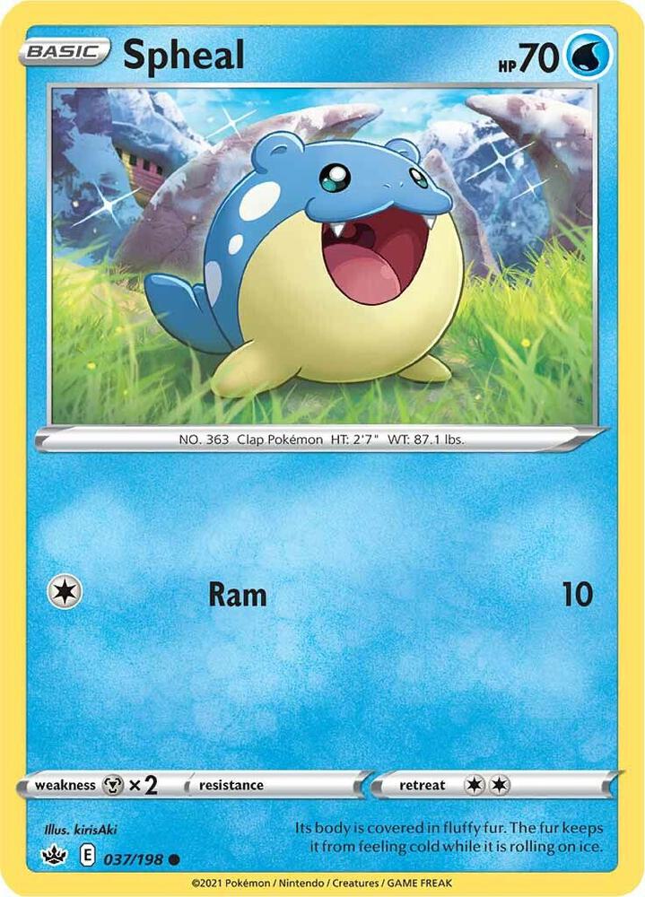 Spheal (037/198) (SWSH06)