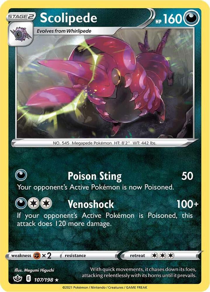 Scolipede (107/198) (SWSH06)