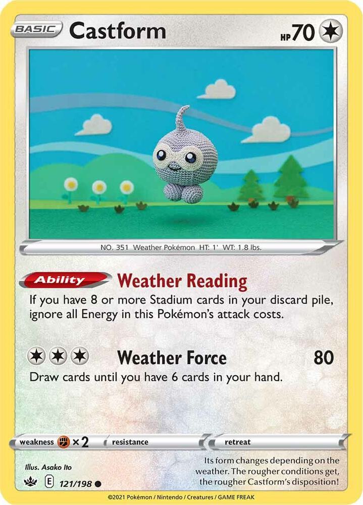 Castform (121/198) (SWSH06)