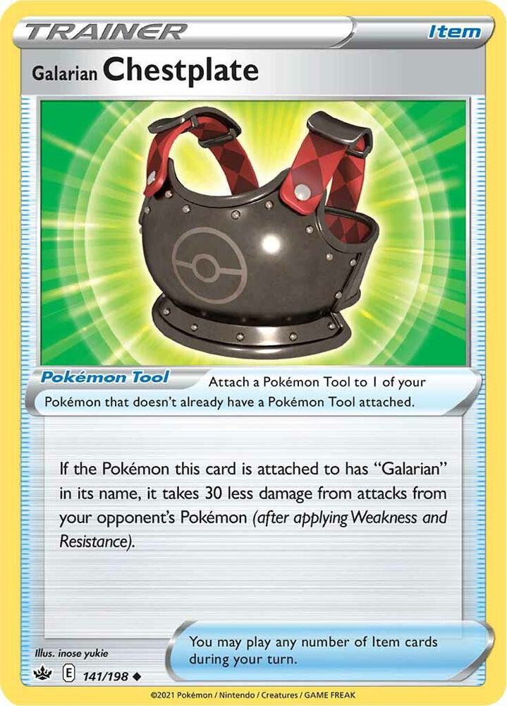 Galarian Chestplate (141/198) (SWSH06)