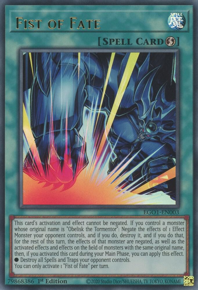 Fist of Fate (EGO1-EN003) (EGO1)