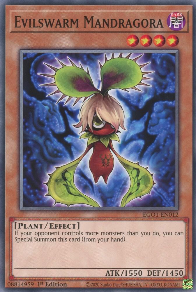Evilswarm Mandragora (EGO1-EN012) (EGO1)