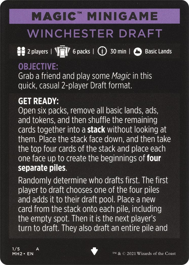 Magic Minigame: Winchester Draft (1) (MH2)